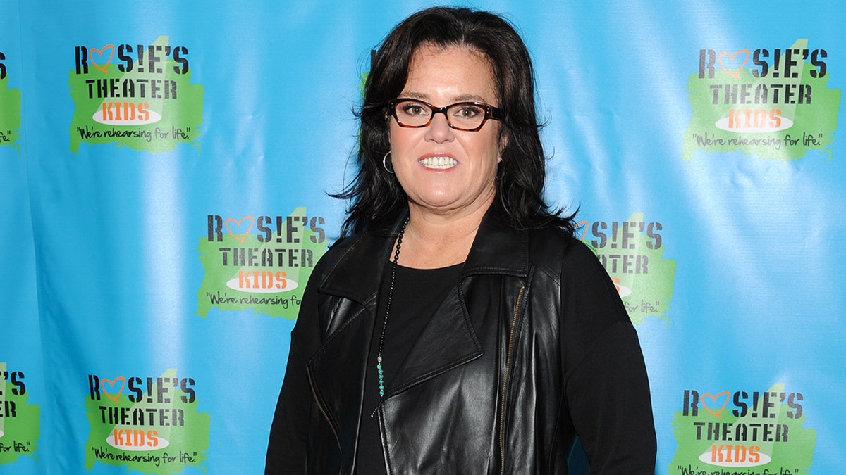 Rosie O'Donnell at the Rosie's Theater red carpet in 2014