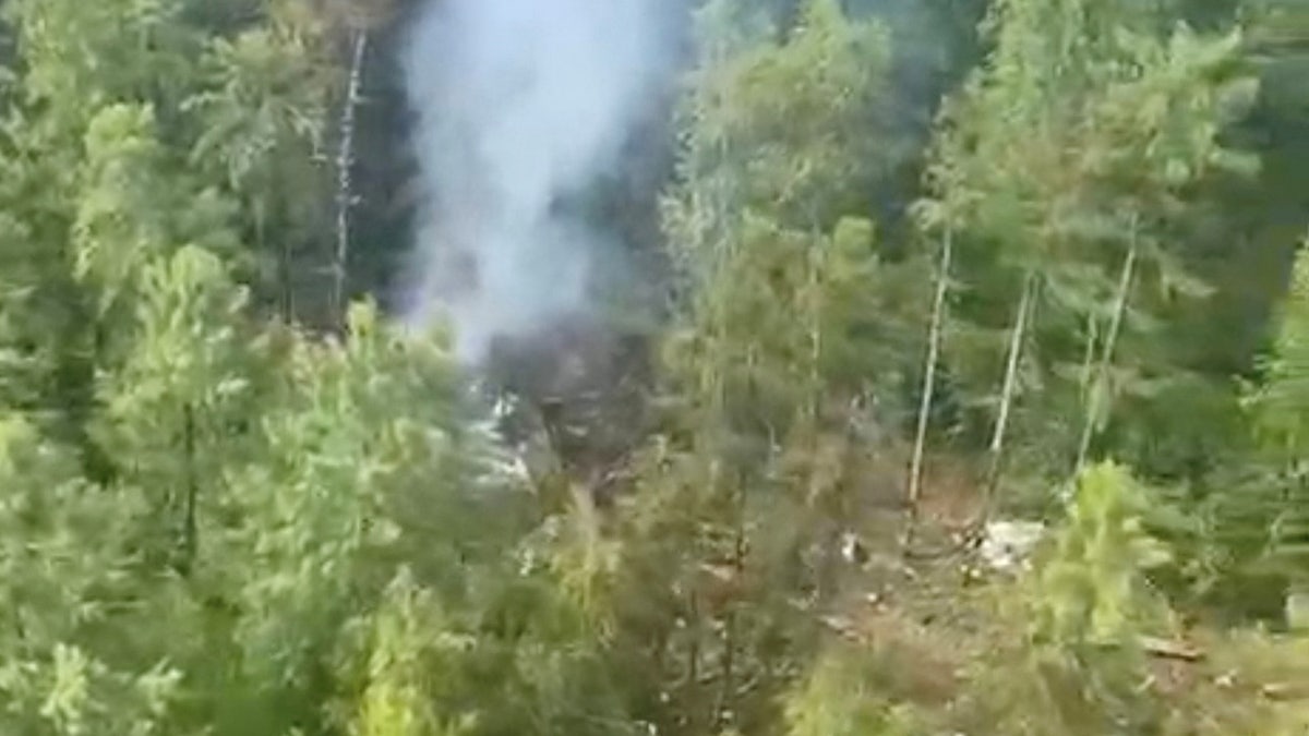 Russia plane crash site