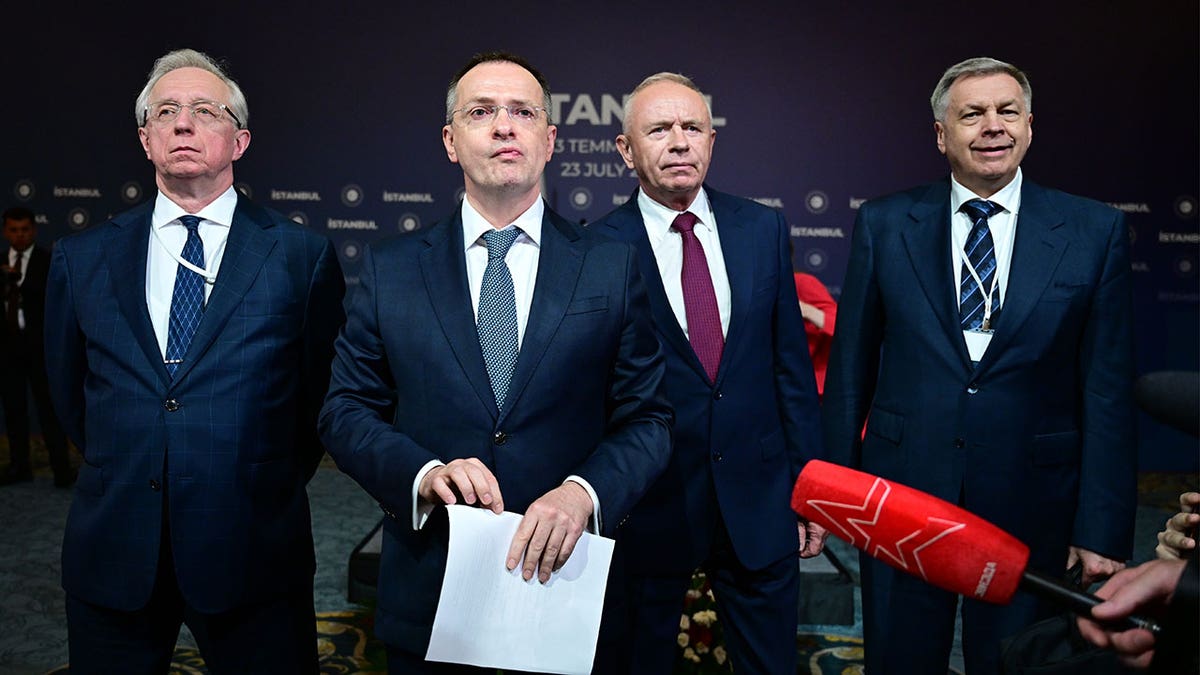 Russian delegation for peace talks in Ukraine.