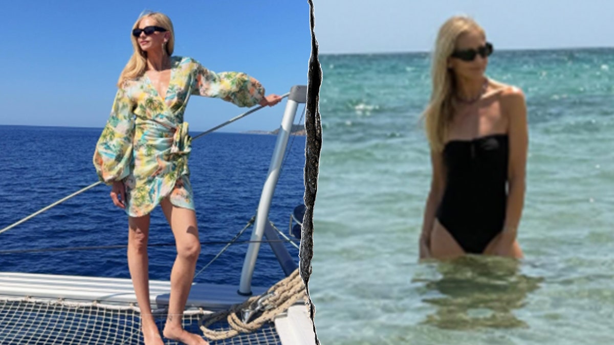 Sarah Michelle Gellar in the ocean