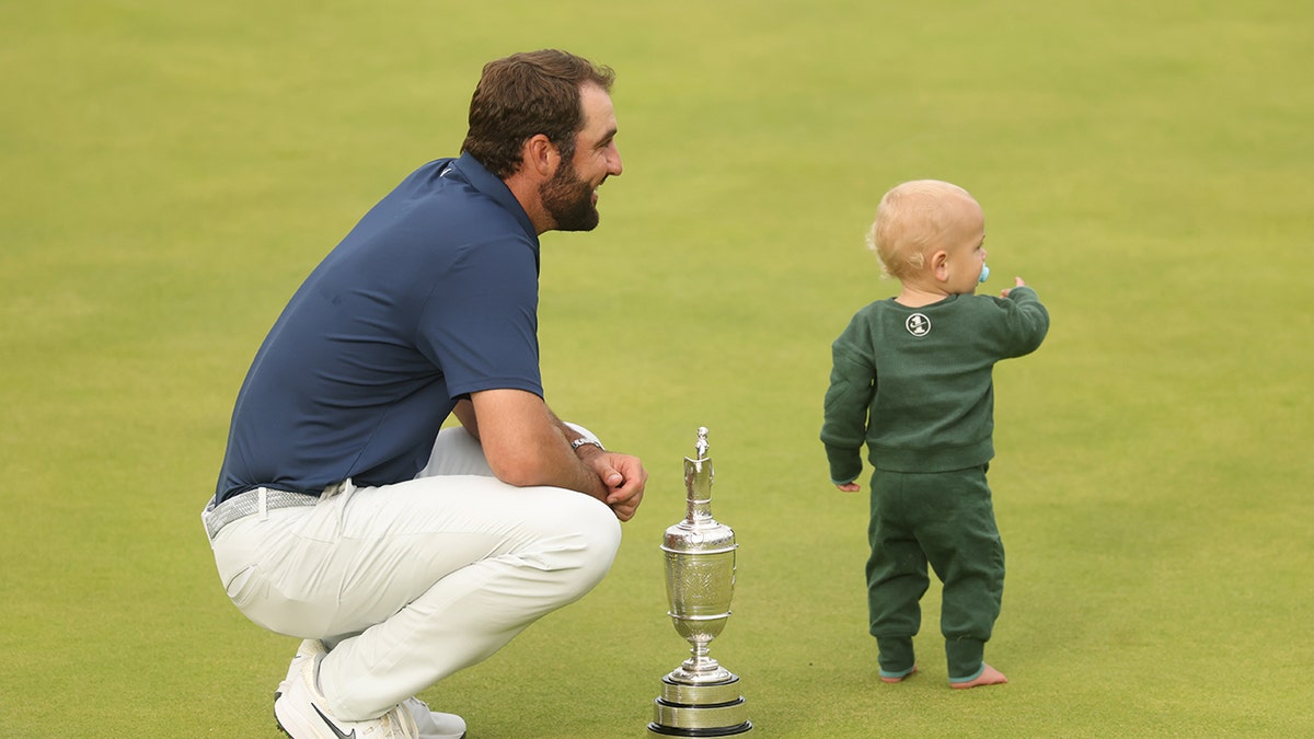 Scottie Scheffler, Son, Bennett, open