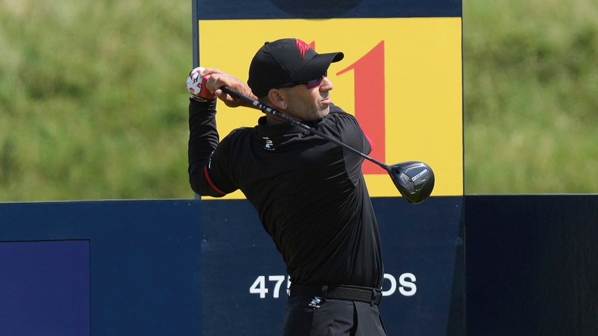 Sergio Garcia in the third round