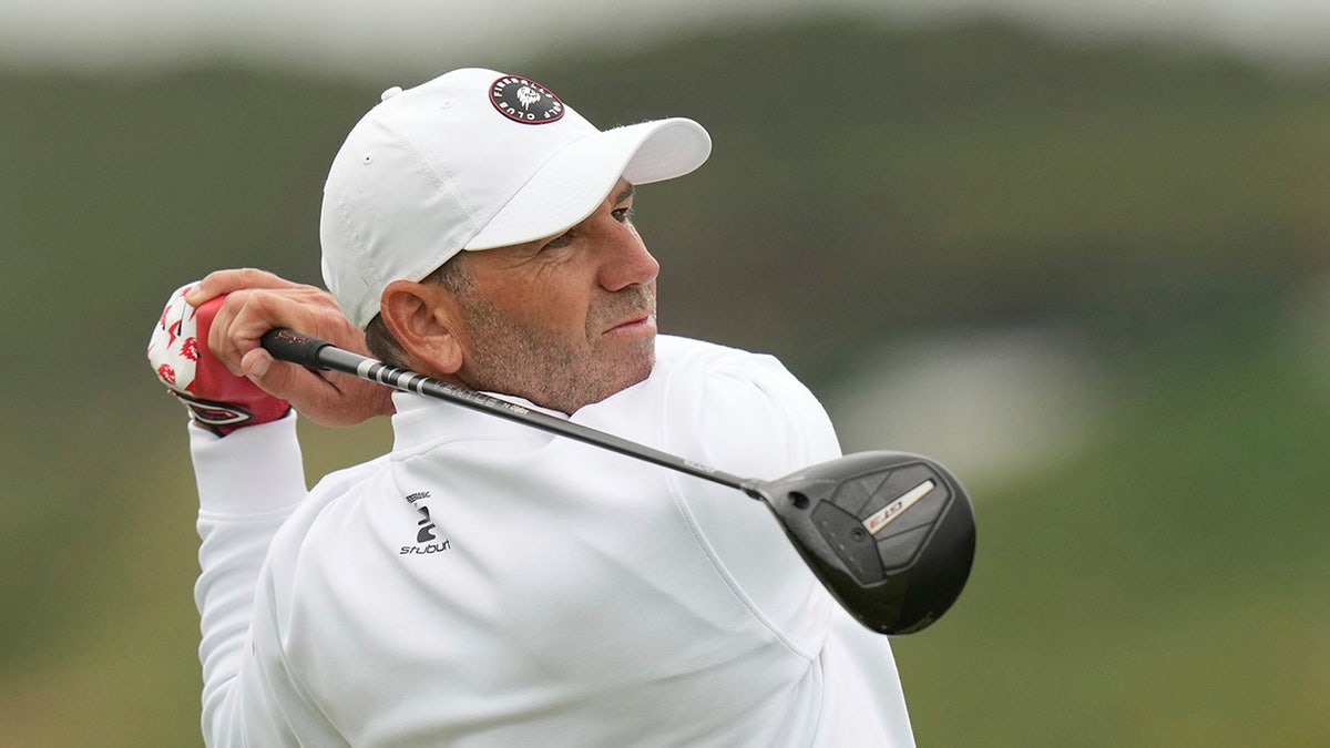 Sergio Garcia in the second round