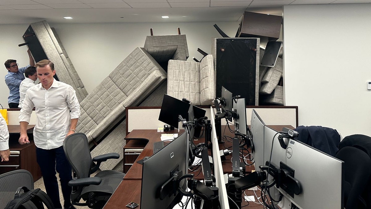 Office workers barricade themselves in an NYC office as an active shooter is on their floor