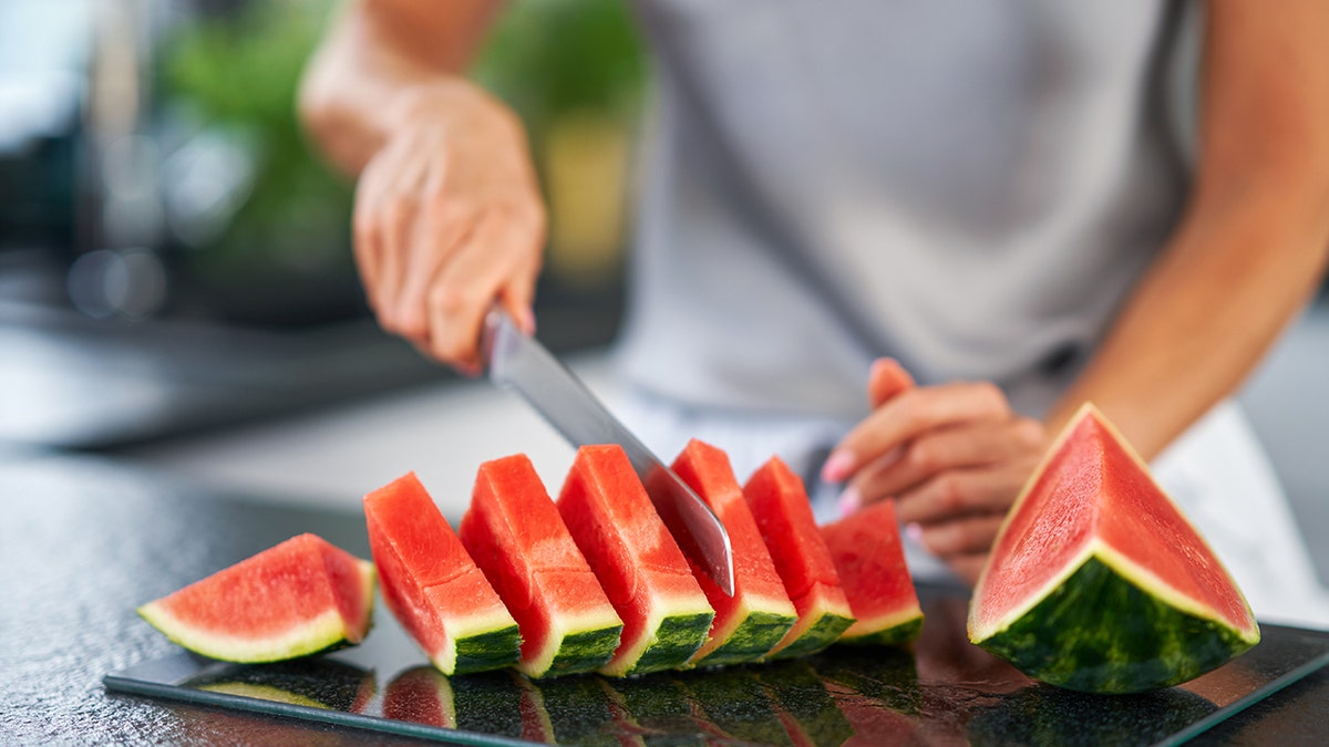 Hand watermelon