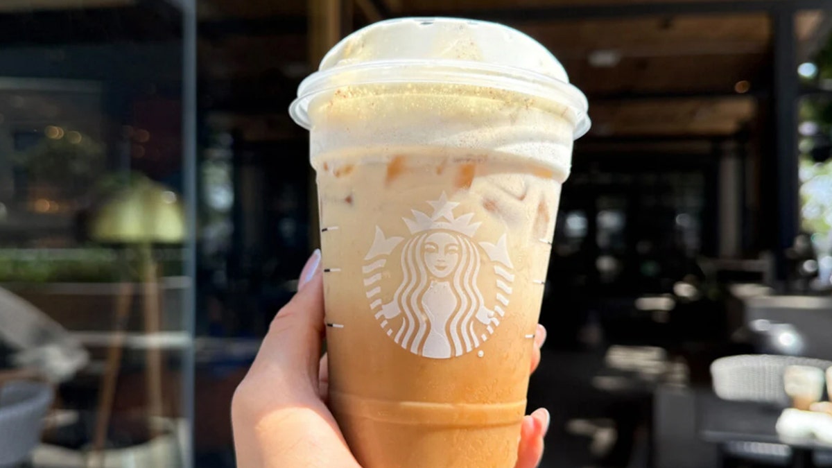 "Just Add White Mocha" drink from Starbucks