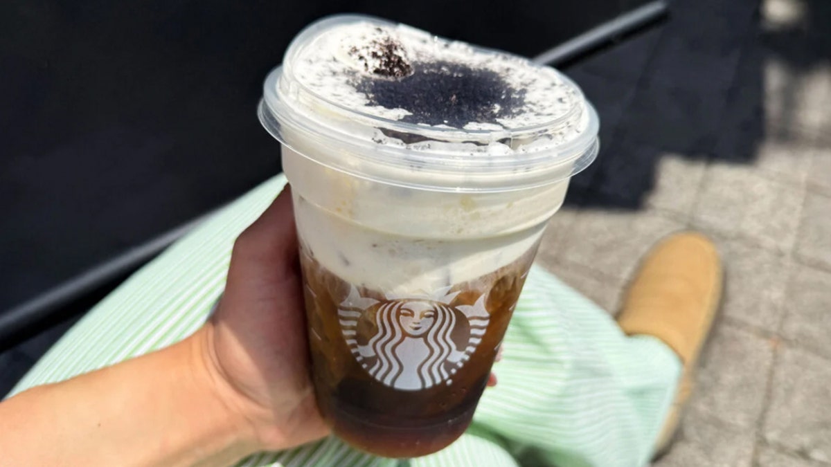 "Cookies on Top" drink from Starbucks