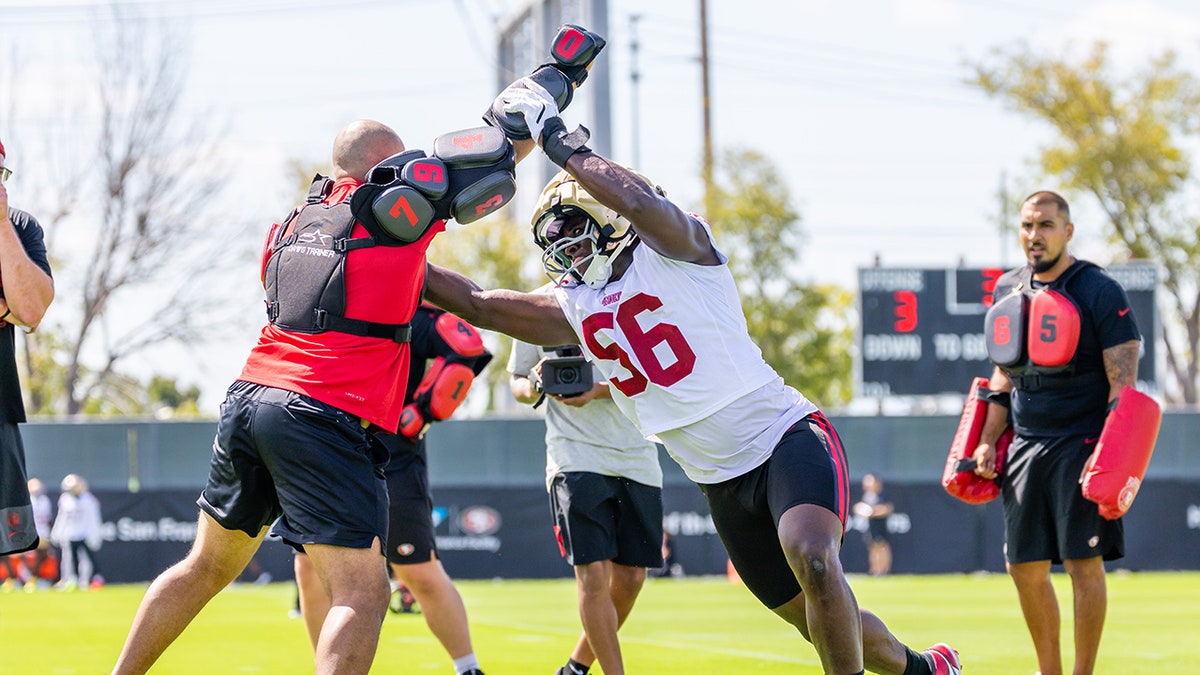 Tarun Jackson is practicing