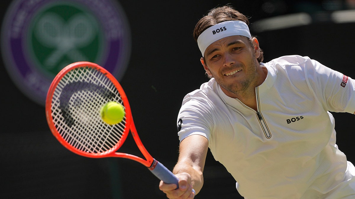 Taylor Fritz in action