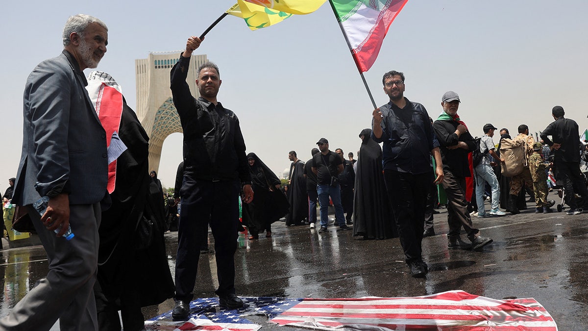 Protest against US in Iran