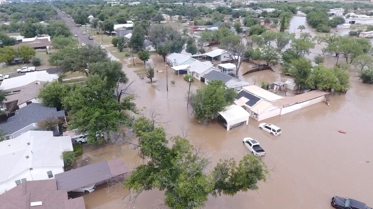 Drone position of flooding successful Texas