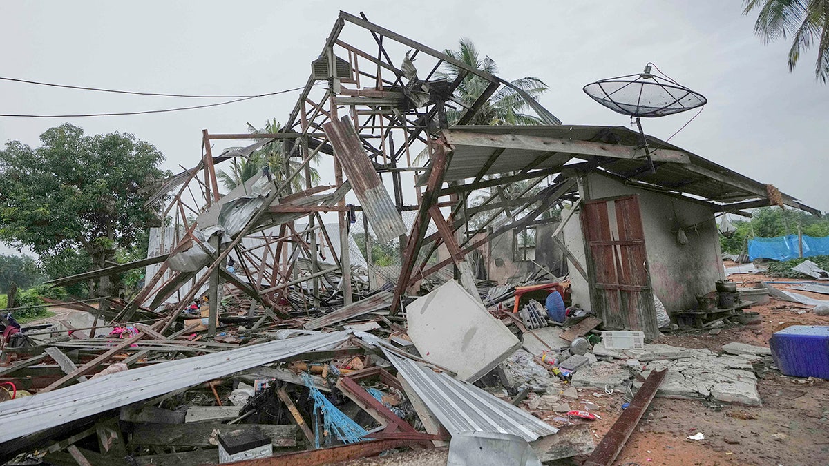 House damaged in Thailand