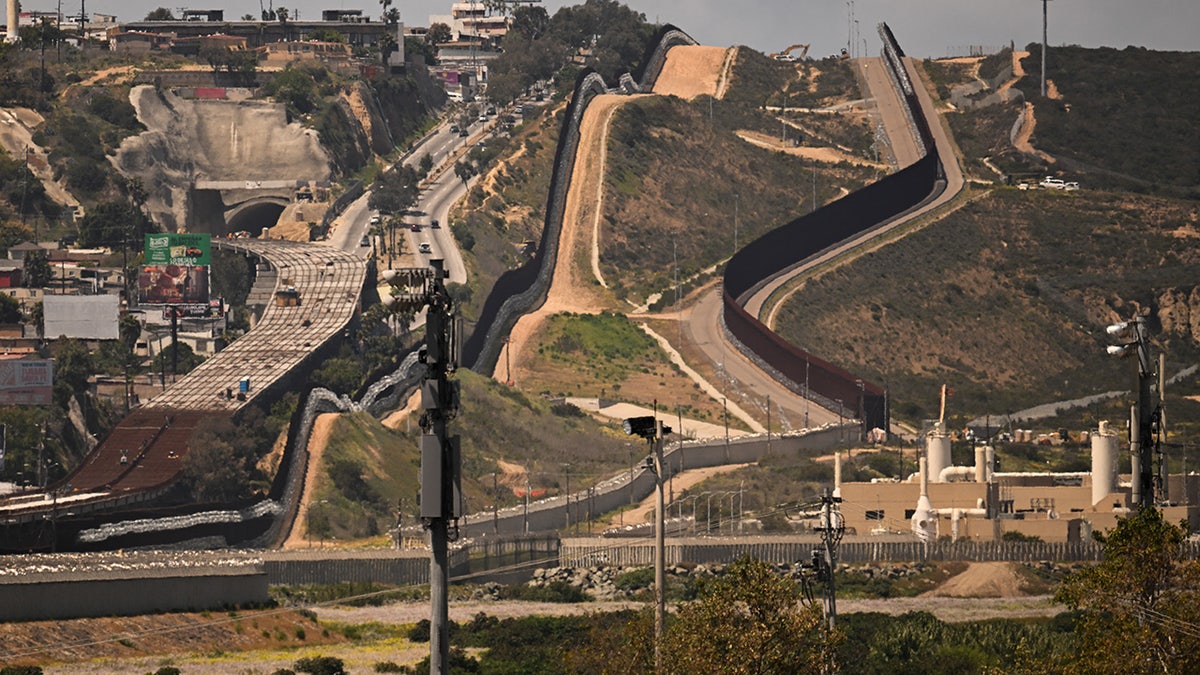 Tijuana River sewage treatment plane in California
