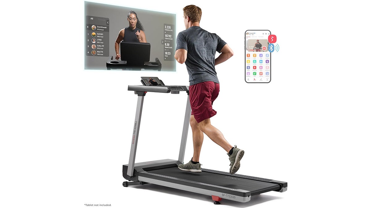 This foldable treadmill is perfect for smaller spaces.