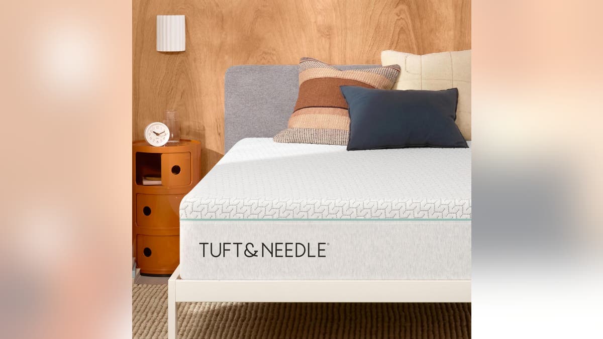 This medium-feel mattress is designed to relieve pressure points and provide a responsive yet comfortable night's rest.