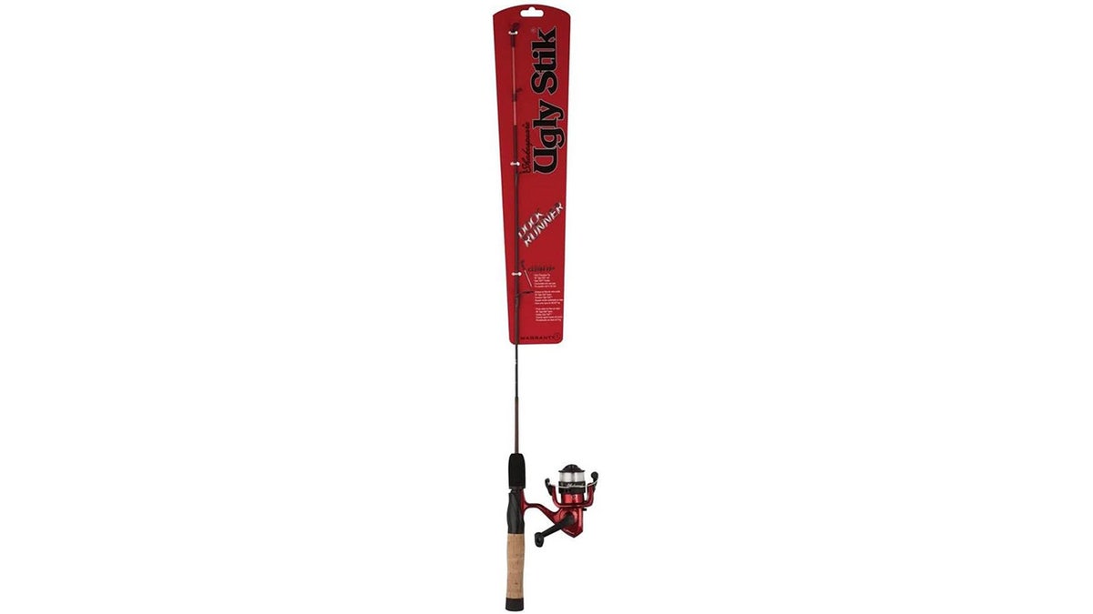 Ugly Stik has a patented graphite and fiberglass combo that’s durable but lightweight. 