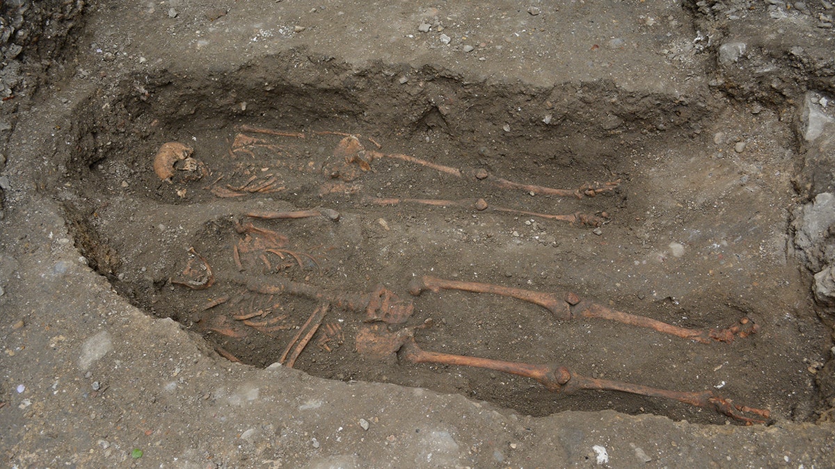 Skeletons in ground