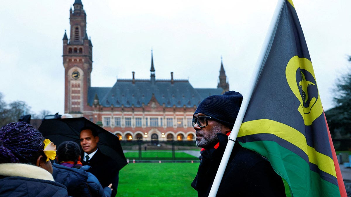 Climate protesters at The Hauge