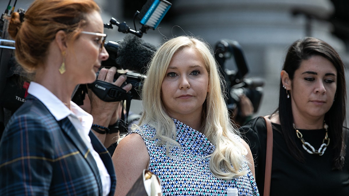 Jeffrey Epstein accuser Virginia Giuffre departs federal court