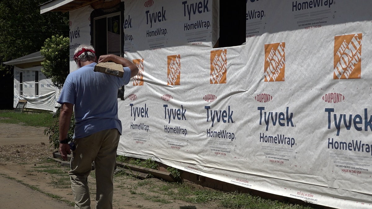 Volunteers help rebuild WNC