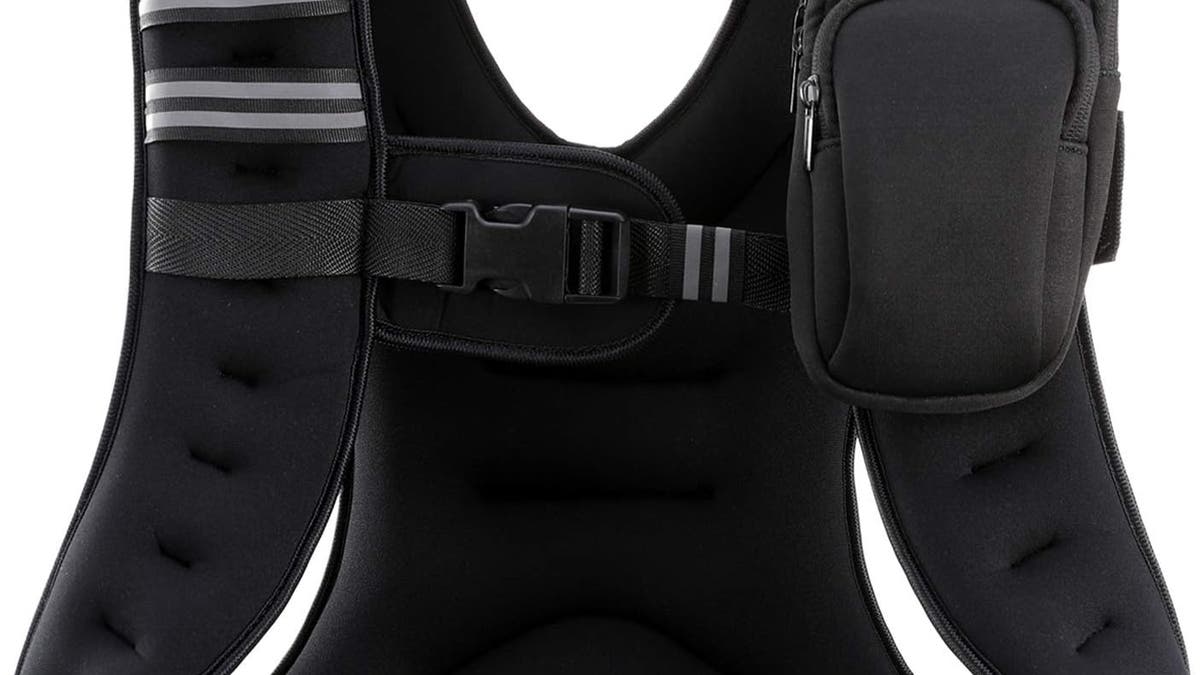 This vest fits comfortably and is easy to adjust.