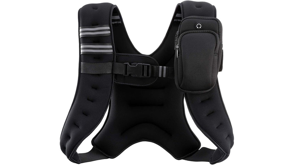 This vest fits comfortably and is easy to adjust.