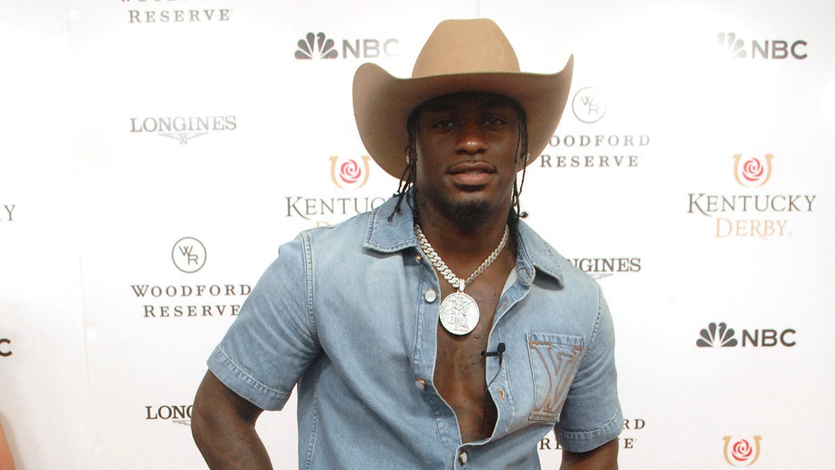 Xavier Legette on red carpet