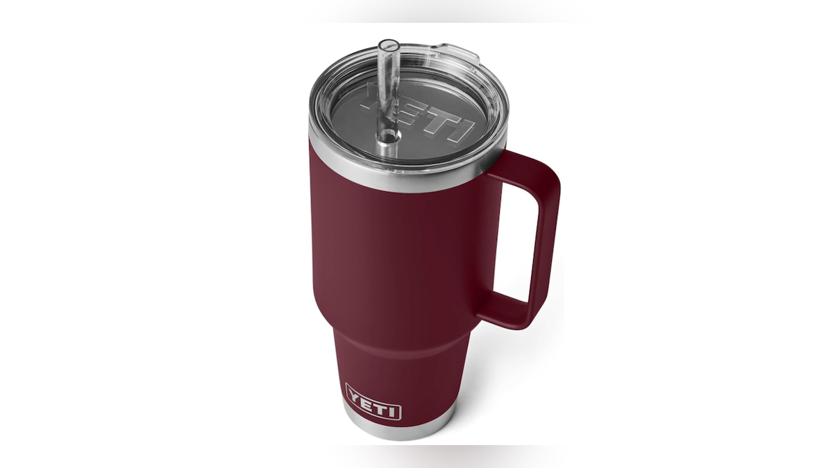 This YETI Rambler mug will keep your drink cold and refreshing.