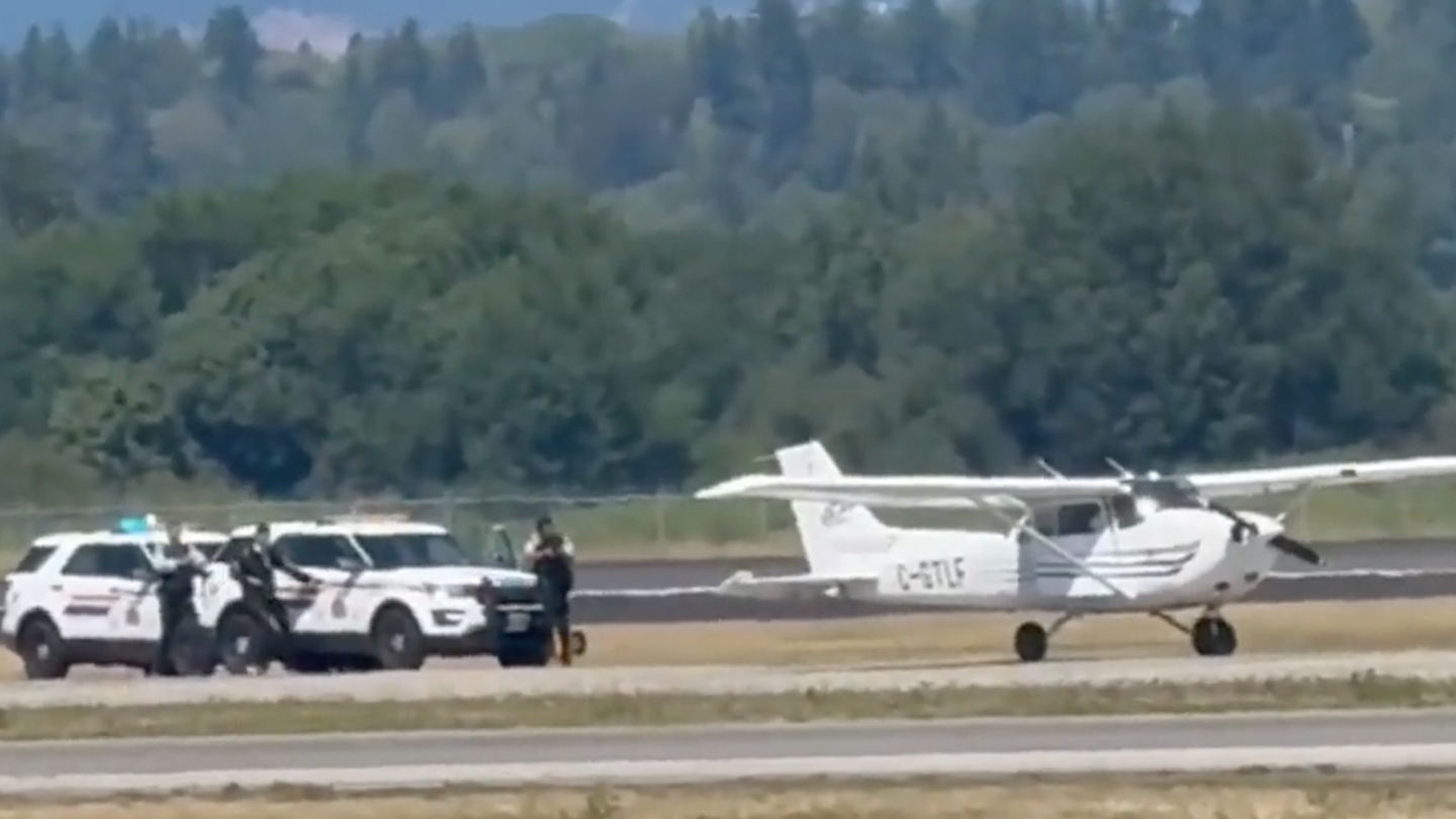 Pilot with 'ideological motive' hijacks small aircraft, forces major airport shutdown