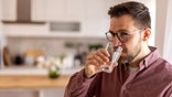 Man drinking water
