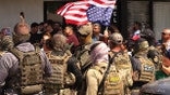 Protesters confront ICE agents during California immigration raid