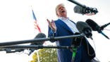 U.S. President Donald Trump speaks to reporters before boarding the Marine One presidential helicopter and departing the White House on June 24, 2025 in Washington, DC. Less than 12 hours after announcing a ceasefire between Israel and Iran, Trump is traveling to the Netherlands to attend the NATO leaders' summit.