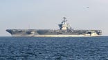 The USS George Washington at sea