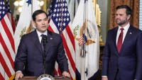 Marco Rubio surged from 7% to 26% in New Hampshire's latest GOP primary poll, dramatically closing the gap with JD Vance in the hypothetical 2028 presidential nomination race.