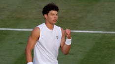 Ben Shelton takes 1 minute to defeat opponent at Wimbledon after match was suspended due to darkness