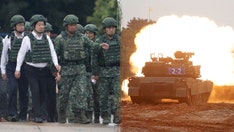 Taiwan conducts live-fire drills with US-made tanks as president looks on