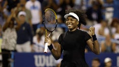 Tennis great Venus Williams wins DC Open match for first singles victory since 2023