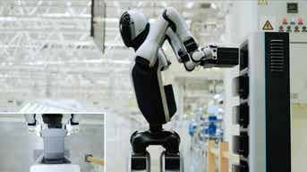 Humanoid robot swaps its own battery to work 24/7 - Fox News