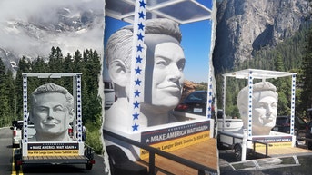 12-foot Elon Musk head appears at crowded national parks with pointed message - Fox News
