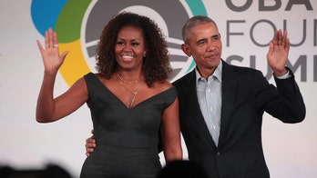 Barack, Michelle Obama jokingly dispel divorce rumors on former first lady's podcast