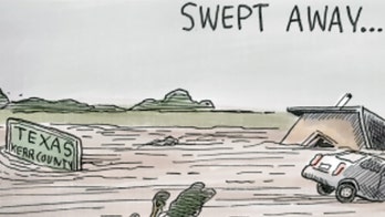 NY paper's 'vile' political cartoon draws outrage for appearing to mock Trump-voting Texas flood victims