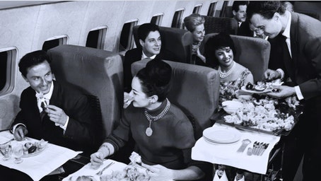 Air travel's 'golden age' featured steak dinners, cocktails and formal attire for sophisticated travelers