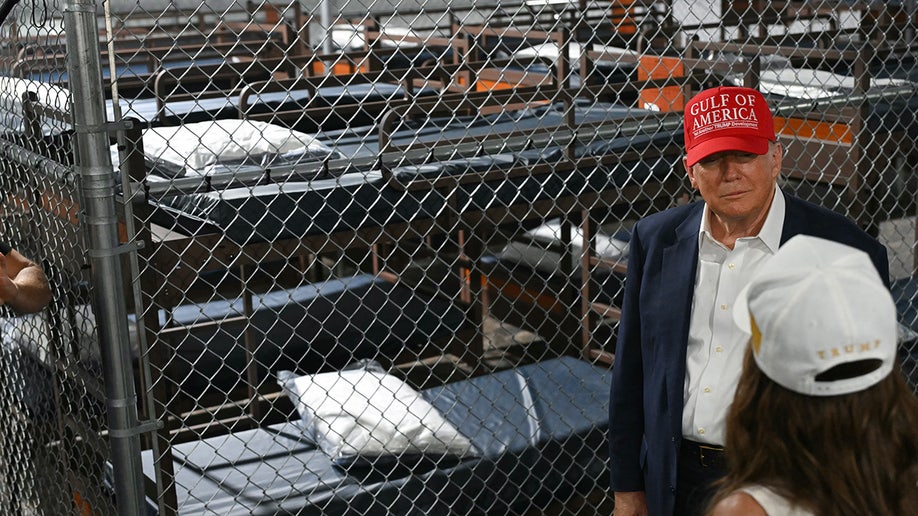 Donald Trump tours Alligator Alcatraz
