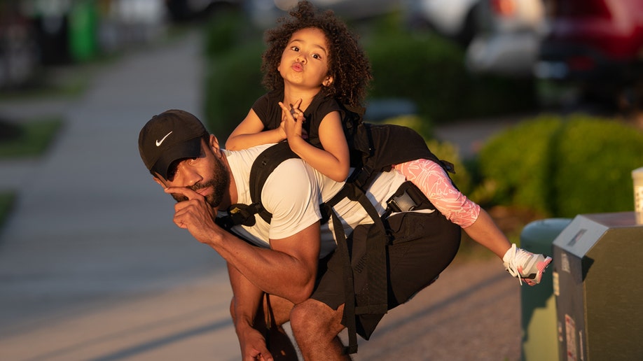Roland Pollard and his girl Jayden