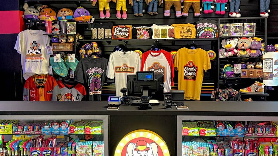merchandise counter at chuck's arcade