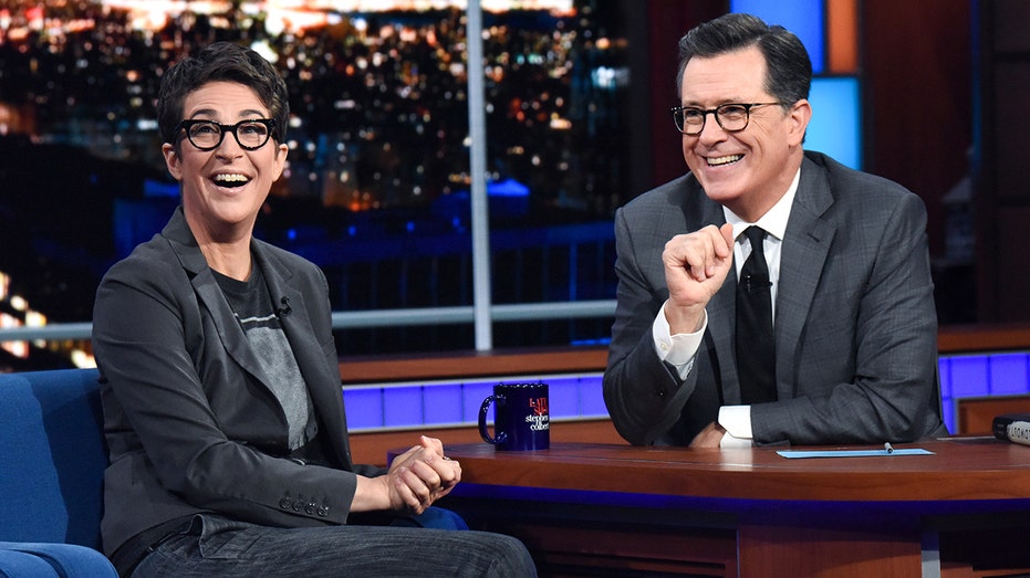 Stephen Colbert had left-wing journalists, hosts on 'The Late Show' more than 200 times