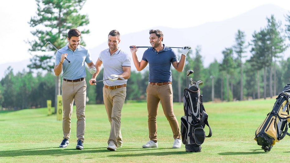 Golf shirts and pants that transition from the course to the office