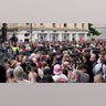 Fans gather to see Ozzy Osbourne's funeral cortège travel through his home city of Birmingham, England. His death occurred just a little over two weeks after his final live performance.