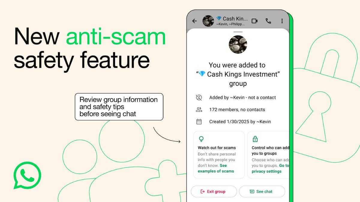 Illustration of new WhatsApp anti-scam safety feature (WhatsApp)