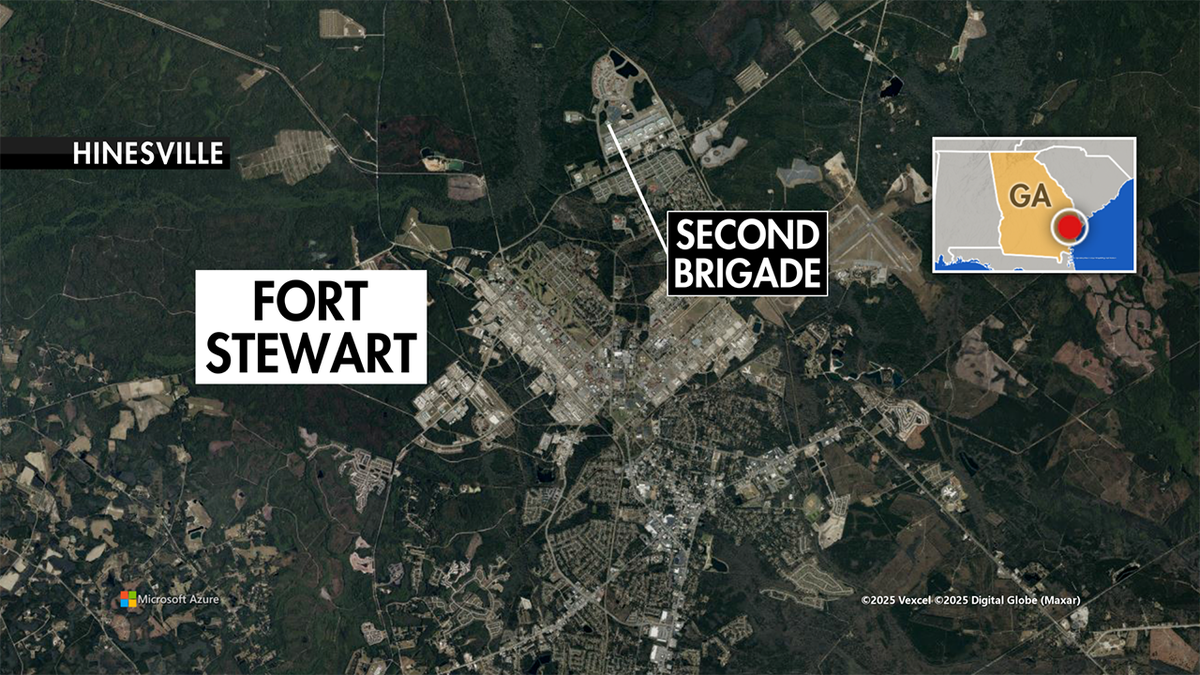 Map of Fort Stewart